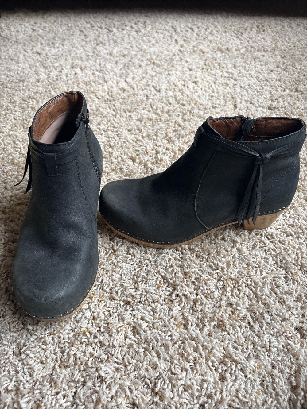 Dansko Markie Clog Boots Bootie Sz Eu 36 US 6 Black